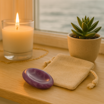 Pierre apaisante en améthyste – Sérénité & apaisement émotionnel