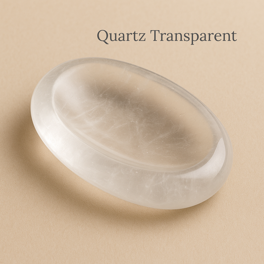 Pierre apaisante en quartz transparent – Clarté & recentrage sensoriel