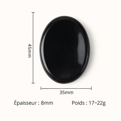 Pierre Apaisante en Obsidienne – Ancrage & protection sensorielle