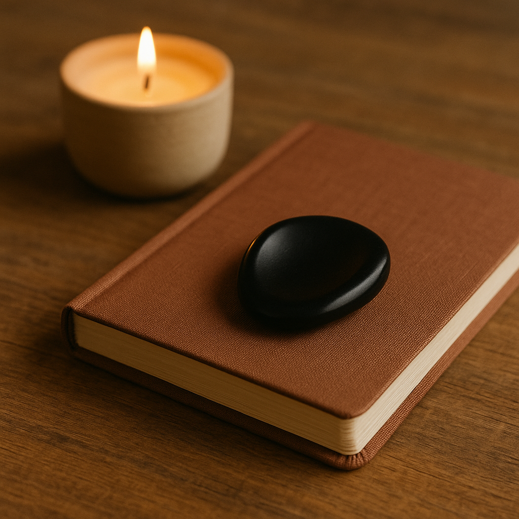 Pierre Apaisante en Obsidienne – Ancrage & protection sensorielle