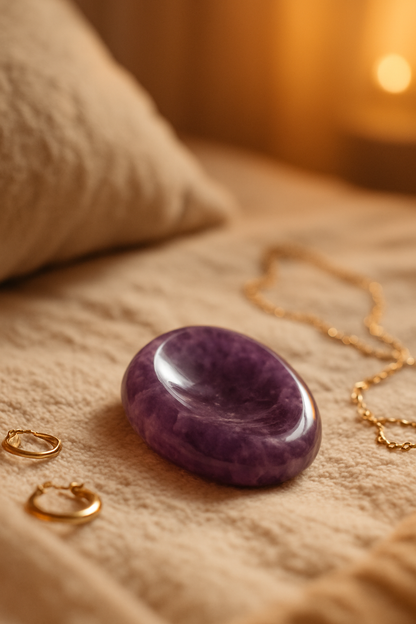 Pierre apaisante en améthyste – Sérénité & apaisement émotionnel