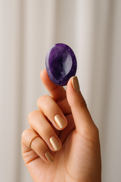 Pierre apaisante en améthyste – Sérénité & apaisement émotionnel