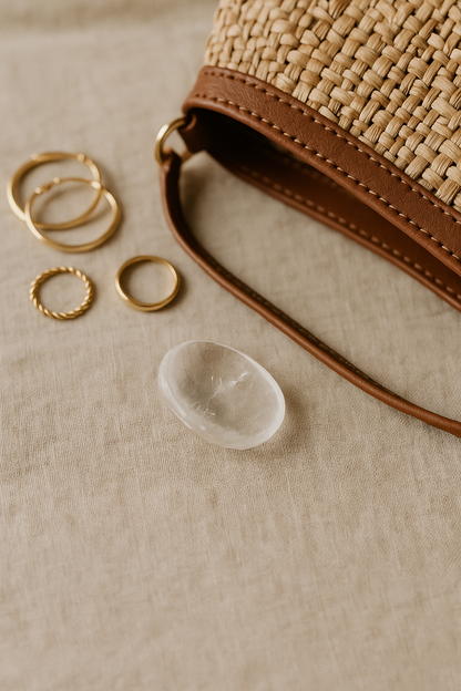 Pierre apaisante en quartz transparent – Clarté & recentrage sensoriel