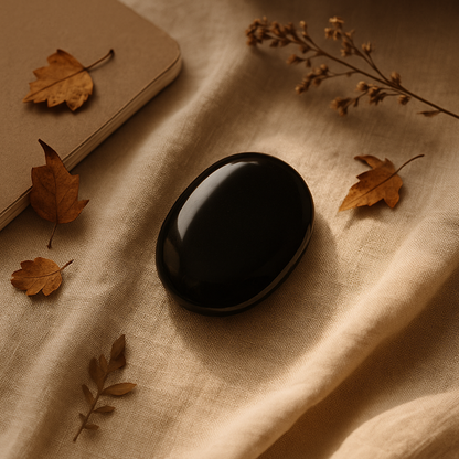 Pierre Apaisante en Obsidienne – Ancrage & protection sensorielle