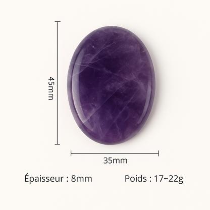 Pierre apaisante en améthyste – Sérénité & apaisement émotionnel
